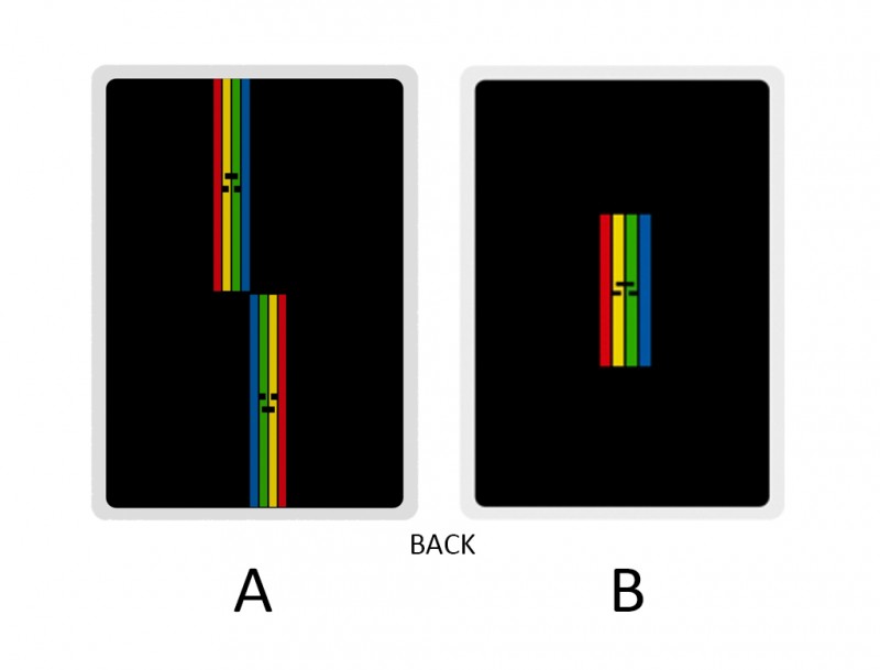 please choose back card (A) or (B)