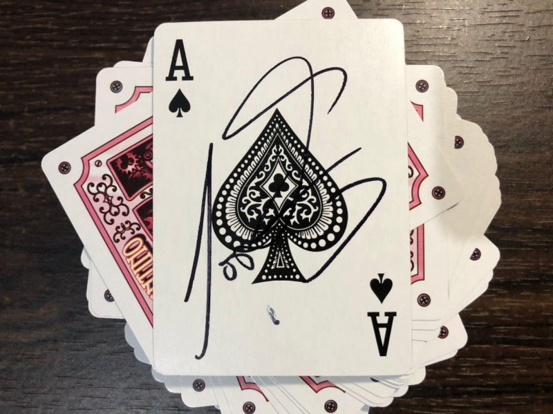 Signed Ace of Spades