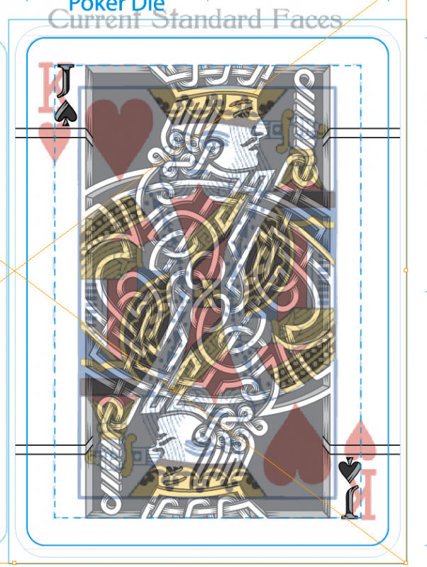 This is a screen shot of my jack with the standard King overlayed... not much narrower... just taller...