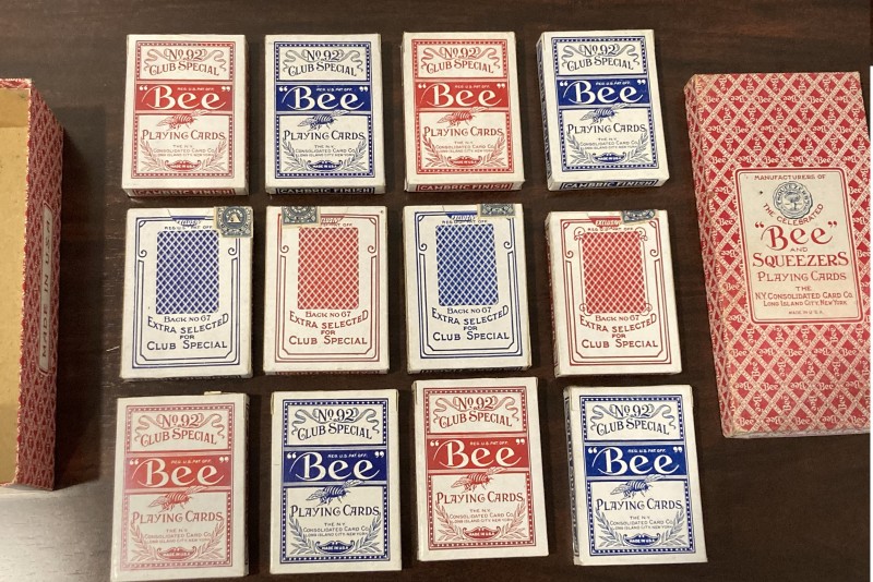 c 1920 Bee brick box decks.JPG