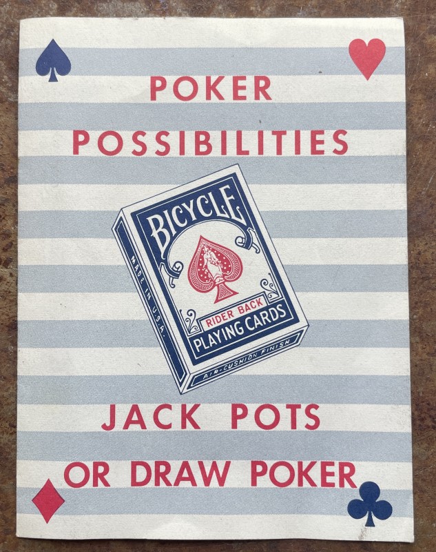 1960 Poker Possibilites booklet front USPCC.jpg