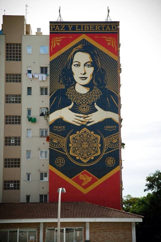 Mural in Malaga, Spain