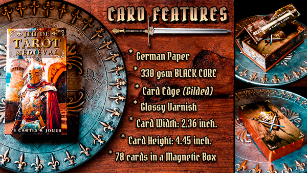 The features of the Medieval Tarot &quot;Deluxe&quot;